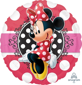 Anagram Foil Balloon Minnie Mouse Portrait 18