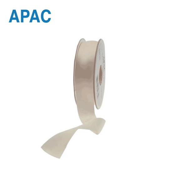 APAC Ribbon Satin Cream 25mm x 20M