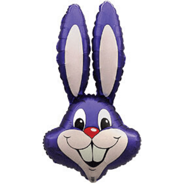 Jumbo Purple Rabbit 35" Foil Balloon (Loose)