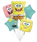 Anagram Foil Balloon Bouquet SpongeBob