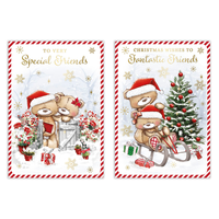 Poppyhill 12 Pack Cards C50 Christmas Friends
