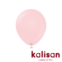 Kalisan Macaron Pink 12" Latex Balloons 100pk
