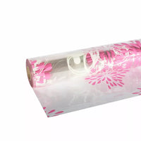 Film Roll White/Pink Starburst 80cm x 100m