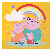 Unique Peppa Pig Lunch Napkins 16pk