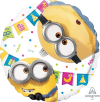 Anagram Minions 2 Otto 18" Round Foil Balloon