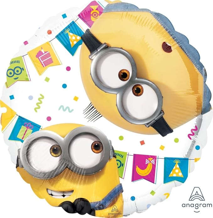 Anagram Minions 2 Otto 18" Round Foil Balloon