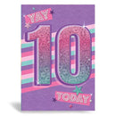 Prelude Cards C50 Female Birthday Age 10 6pk