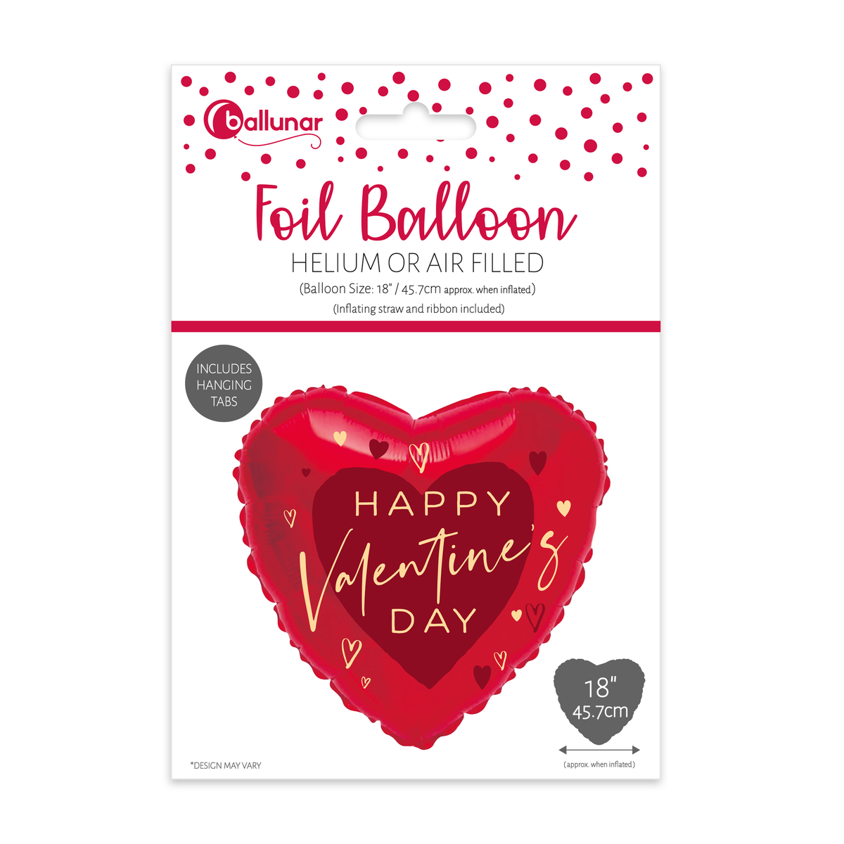 Eurowrap Foil Balloon Happy Valentine's Day 18