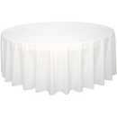 Unique Tablecover Bright White Round 84