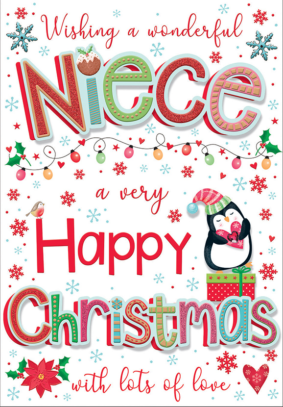 Regal 6 Pack C75 Cards Christmas Niece