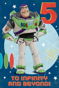 Hallmark Toy Story birthday cards, set of 6, featuring colorful Toy Story characters and festive designs.