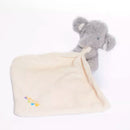 Tiger Feet soft toy comforter featuring a plush elephant with soft, colorful fabric suitable for baby and toddler cuddling.