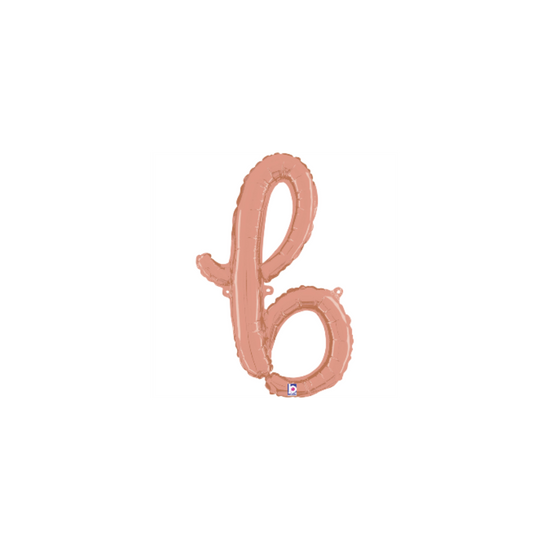 Grabo Foil Balloon Rose Gold 14" Letter B