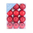 Shatterproof Baubles Red 6cm 24 Pack