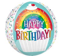 Anagram Rainbow Sprinkles 16" Orbz Balloon