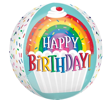 Anagram Rainbow Sprinkles 16" Orbz Balloon