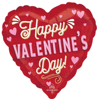 Anagram Retro Valentine 18" Foil Balloon