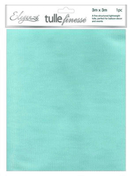 Eleganza Tulle Square Turquoise 3x3m