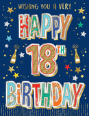 Regal 6 Pack Cards S8 Everyday Birthday Age 18
