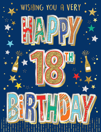 Regal 6 Pack Cards S8 Everyday Birthday Age 18