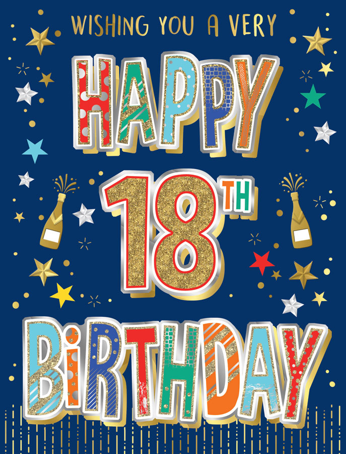 Regal 6 Pack Cards S8 Everyday Birthday Age 18