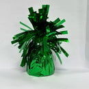 Green Tiger Feet balloon weight, 170g, designed for securing balloons at parties and events, featuring a playful tiger foot design.