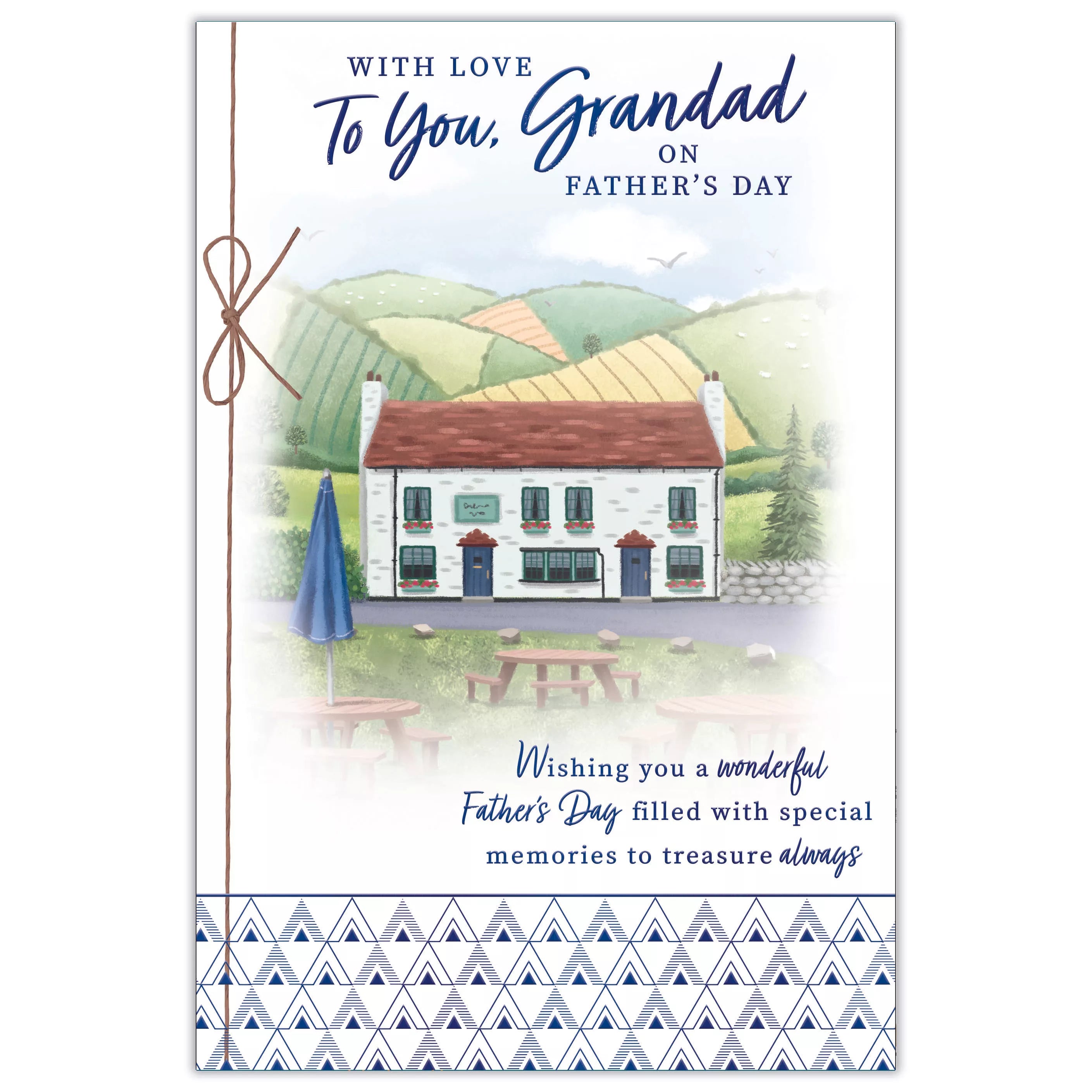 Prelude Father's Day Grandad card set, 6-pack of colorful greeting cards featuring heartfelt messages for grandfathers.