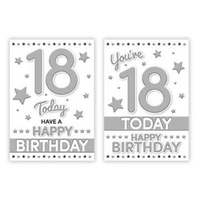 Poppyhill C50 Birthday Age 18 12pk