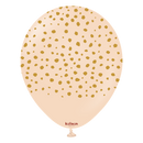 Kalisan Cheetah Blush/Gold 12" Latex Balloons 25pk