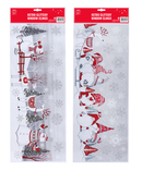 Window Cling Silver Glitter (Design May Vary)
