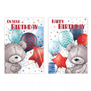 Poppyhill C50 Birthday Open 12-pack cards with colorful birthday designs and envelopes, ideal for celebrating special occasions.