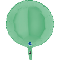 Grabo Foil Balloon Matte Pastel Green Round 18"