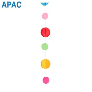 Primary Colours Circle Balloon Tail