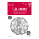 Eurowrap Foil Balloon Let it Snow 18