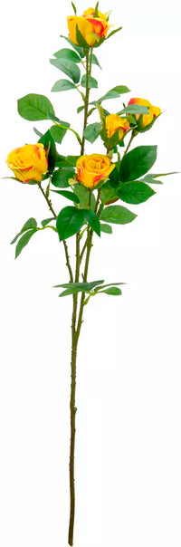Eleganza Rose Spray Tinted Yellow (6 Heads)