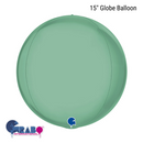 Grabo Foil Balloon Platinum Tiffany Globe 15"
