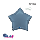 Grabo Foil Balloon Satin Blue Jeans Star 18"