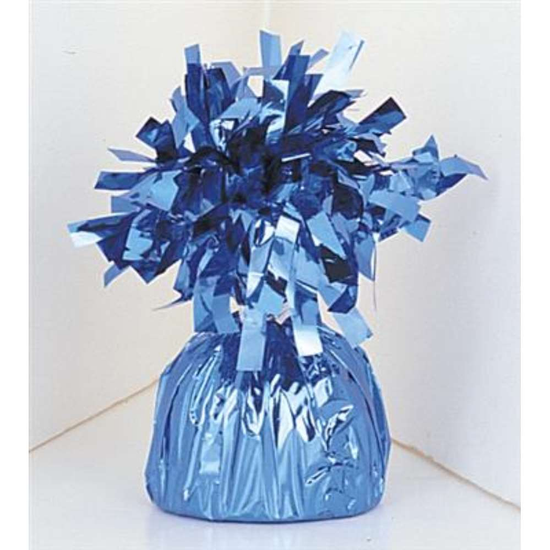Unique Tassel Balloon Weight Light Blue 6oz