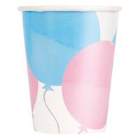 Gender Reveal 9oz Paper Cups 8pk