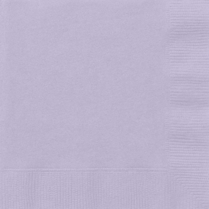 Unique 20 Pack Luncheon Napkins Lavender