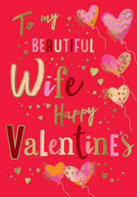 Regal 6 Pack Cards C75 Valentine's Day Wife