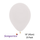 Sempertex Clear 18" Latex Balloons 25pk