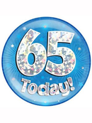 Oaktree Badge 65 Today Blue Jumbo 6