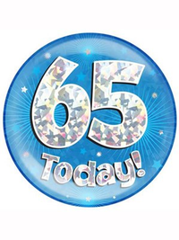 Oaktree Badge 65 Today Blue Jumbo 6