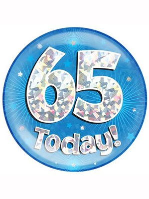 Oaktree Badge 65 Today Blue Jumbo 6