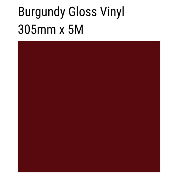 Ritrama Vinyl L Grade Gloss Burgundy 305mm x 5m