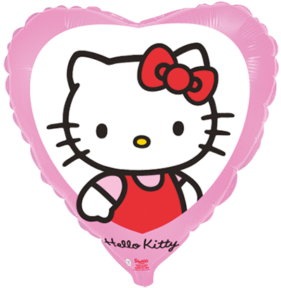 Flexmetal Foil Balloon Hello Kitty Heart 18