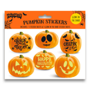 Eurowrap 6 Sheets Pumpkin Stickers