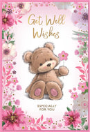 Simon Elvin Get Well greeting cards, set of 6, featuring colorful designs and uplifting messages for well wishes.