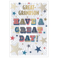 Prelude 6 Pack Cards C50 Birthday Great-Grandson